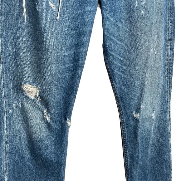 Boyish by HER Billy High Rise Jeans in Mame Wash Distressed Button Fly 28 - Picture 5 of 14